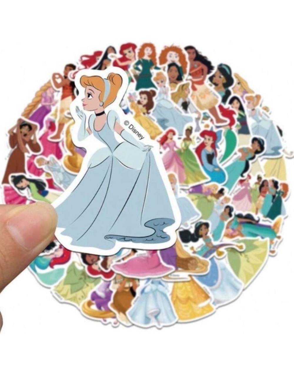 Disney Princess Sticker Bundle of 10 misc designs